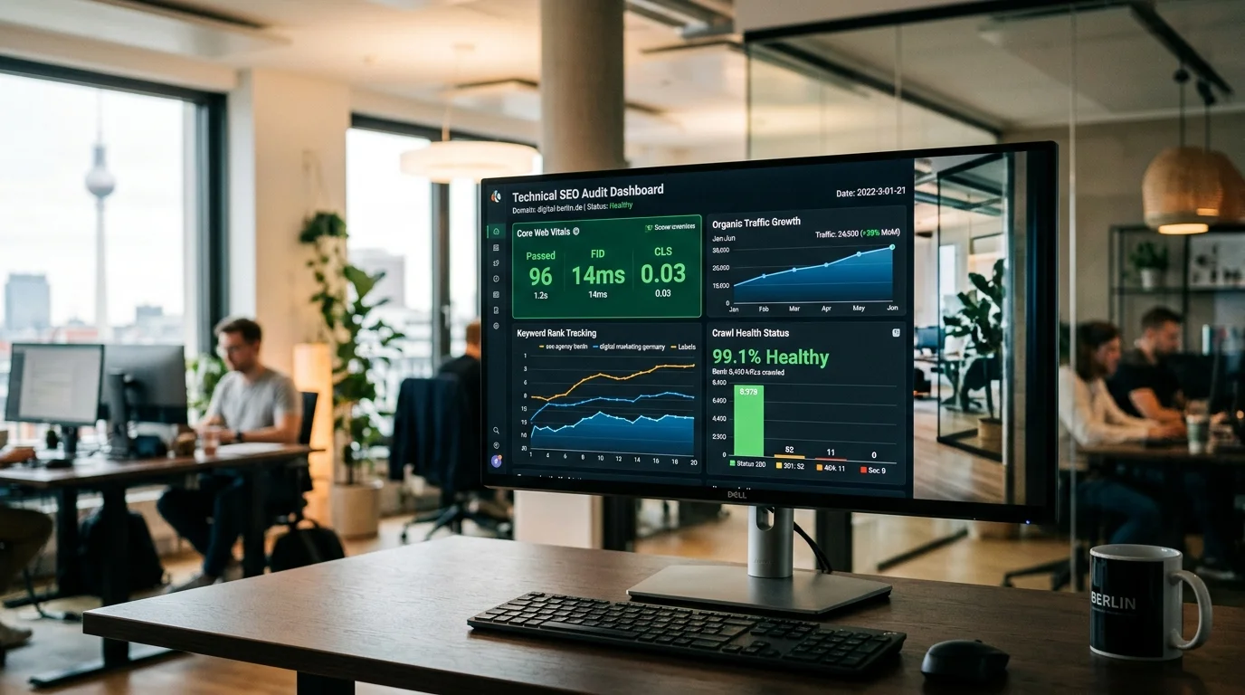 Technisches SEO Audit und Performance Dashboard Berlin