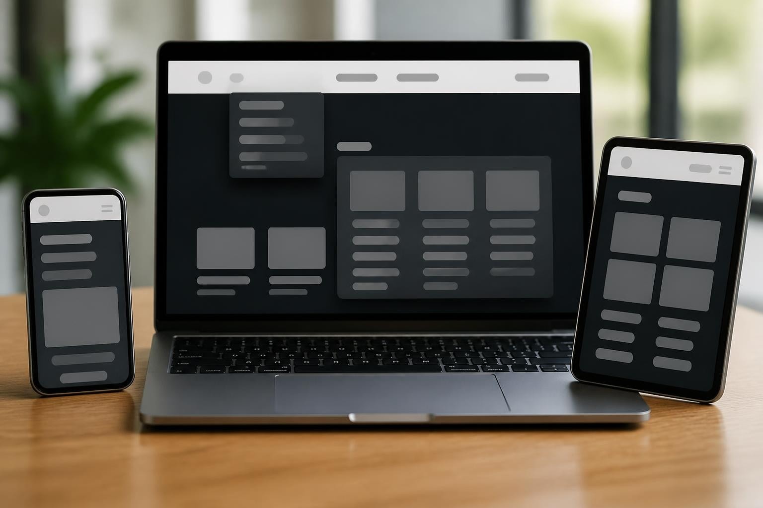 Professionelle Webseiten Navigation und Menü